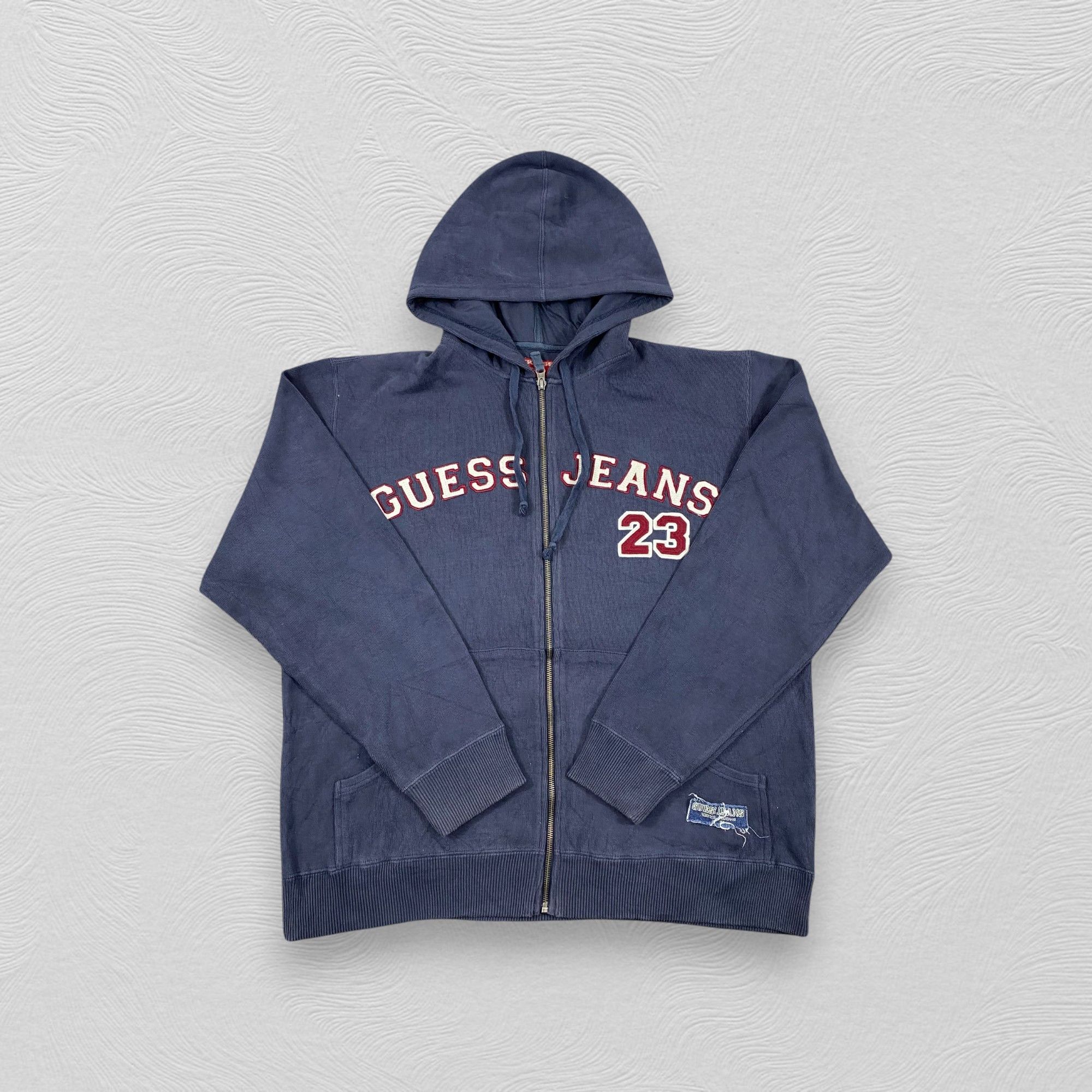 Guess Vintage Guess Zipper Hoodie Jacket- J219 Size US L / EU 52-54 / 3 - 4 Thumbnail