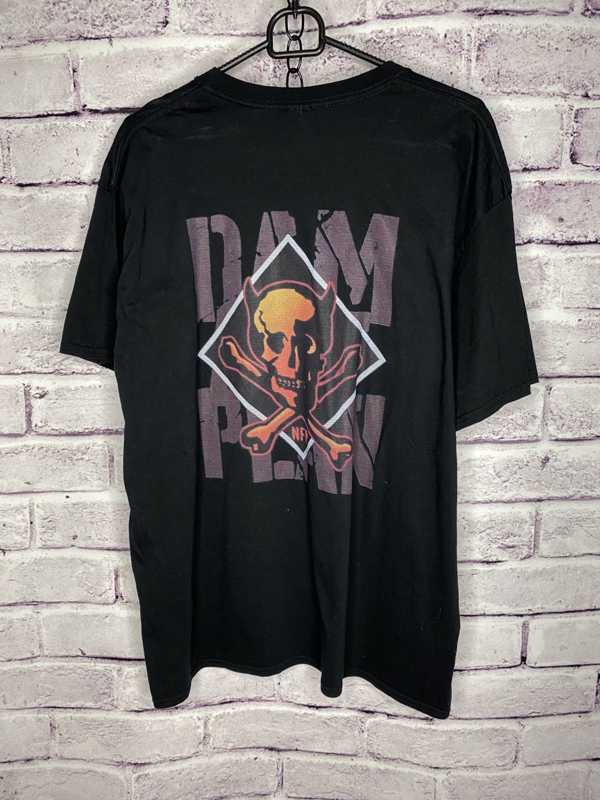 Band Tees Men's Vintage T-Shirt Damage Plan NFP Graphic Tee Y2K Logo Size US XXL / EU 58 / 5 - 10 Thumbnail