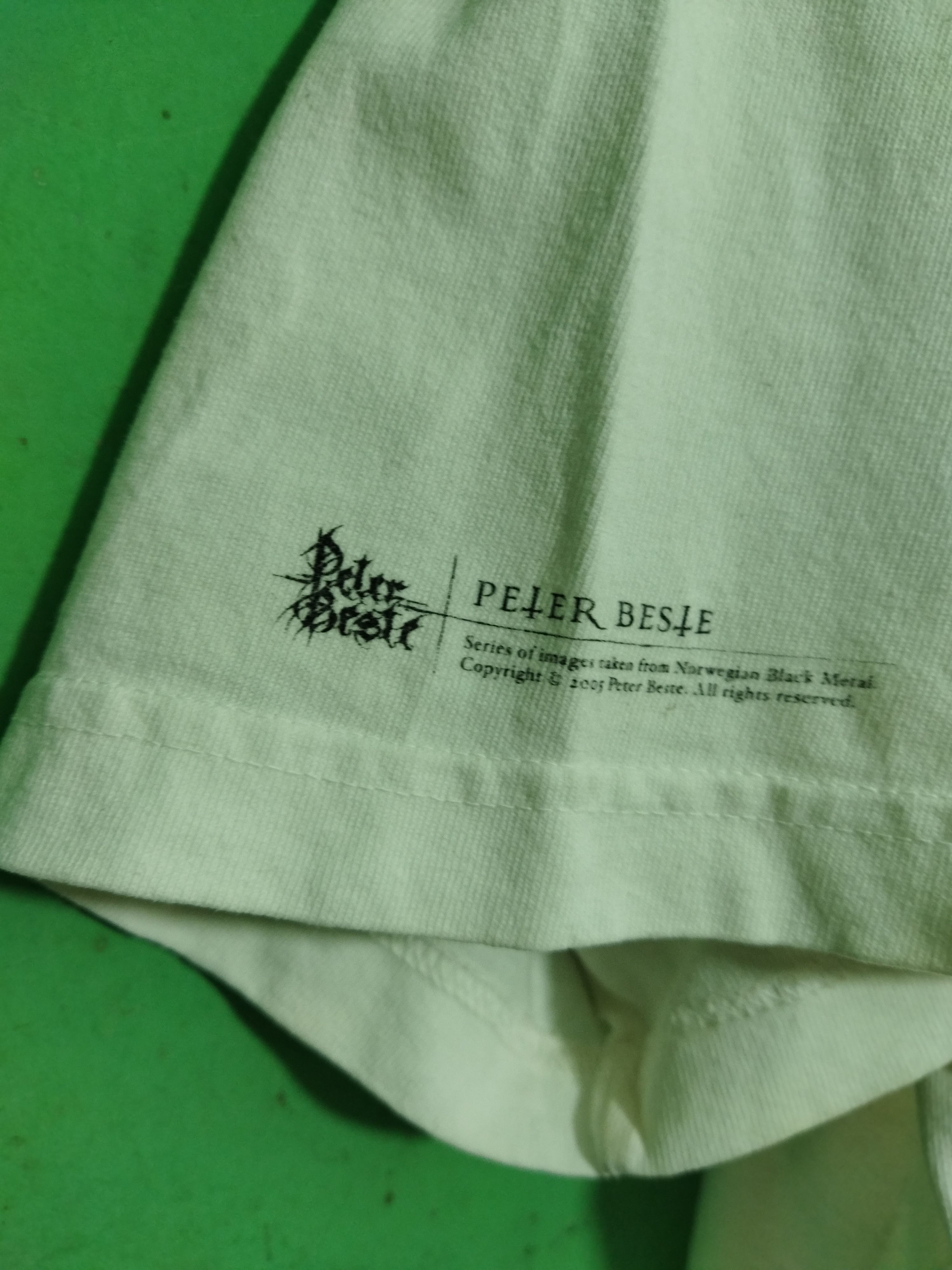 Band Tees PETER BESTE photography exhibition Japan exklusiv 2005 Size US L / EU 52-54 / 3 - 7 Thumbnail