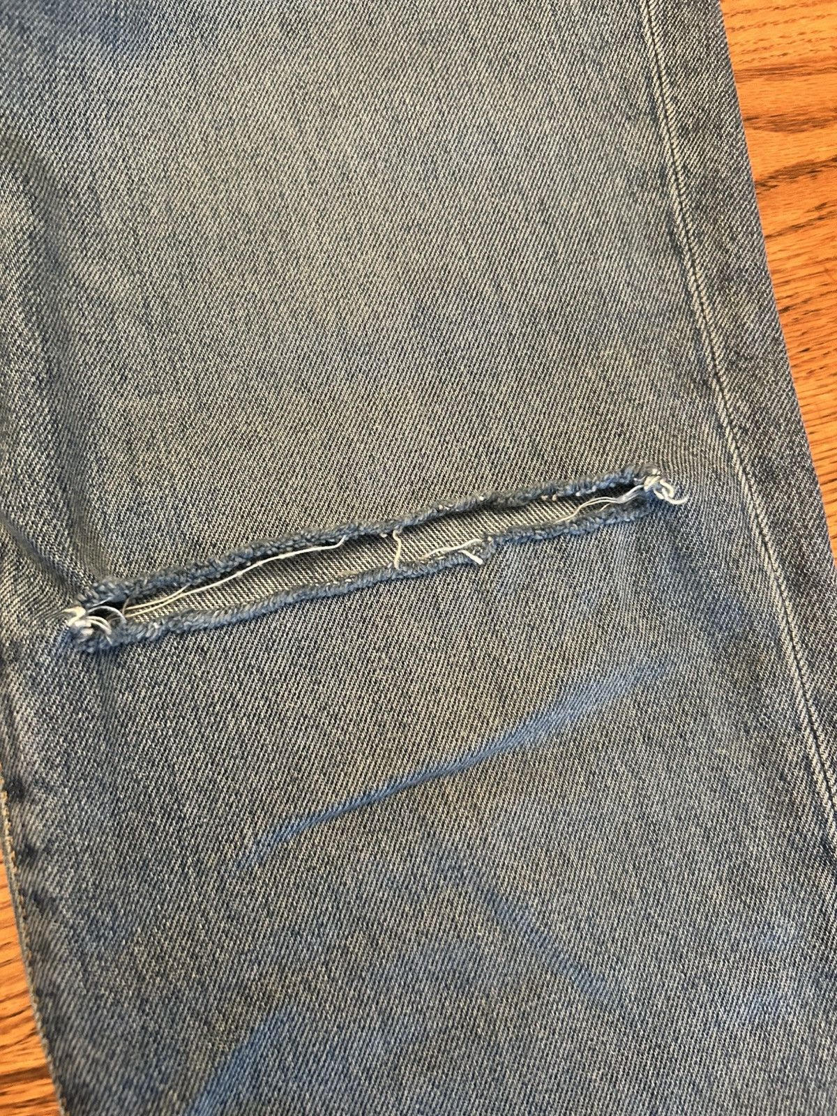 Saint Laurent Paris Saint Laurent SLP 2015FW Double Knee Slashed Jeans Size US 34 / EU 50 - 3 Thumbnail