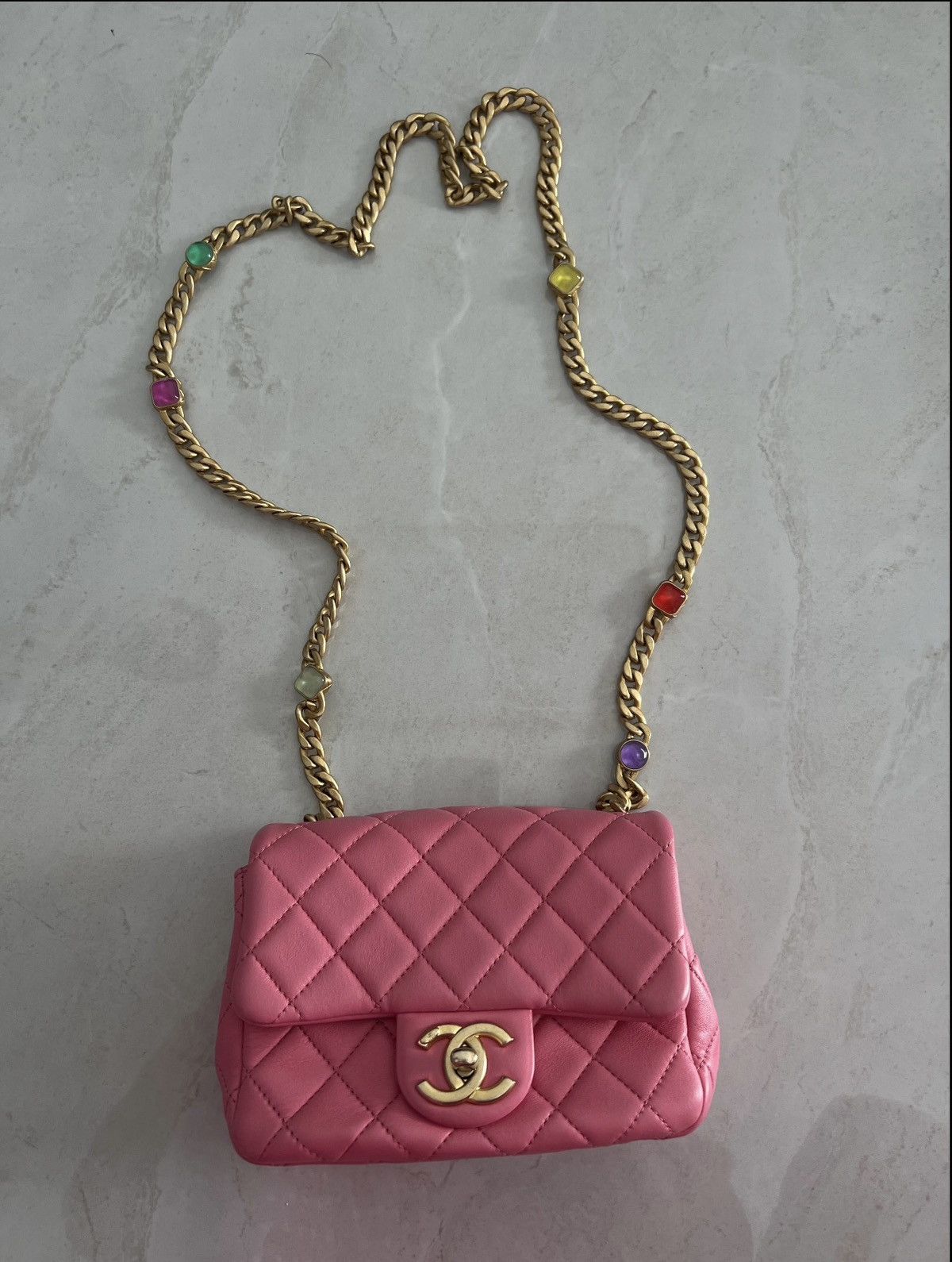 Chanel Chanel Pink Classic Flap CF Limited Edition Size ONE SIZE - 1 Thumbnail