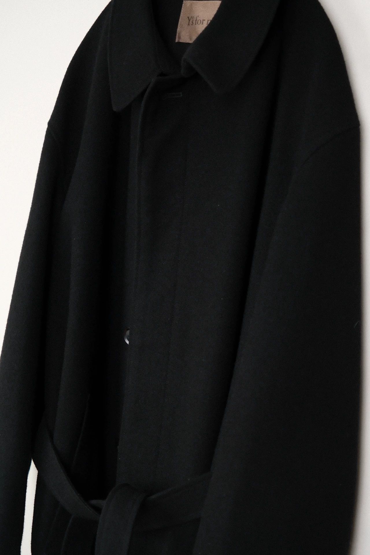 Yohji Yamamoto Yohji Yamamoto 02AW Vintage Collared Belted Overcoat Men's Size US L / EU 52-54 / 3 - 6 Thumbnail