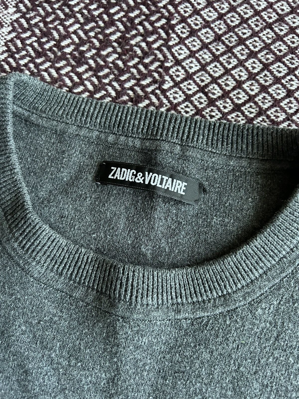 Zadig & Voltaire Zadig & Voltaire Kennedy CO Luxury Sweater Solid Style Sz L Size US L / EU 52-54 / 3 - 7 Thumbnail