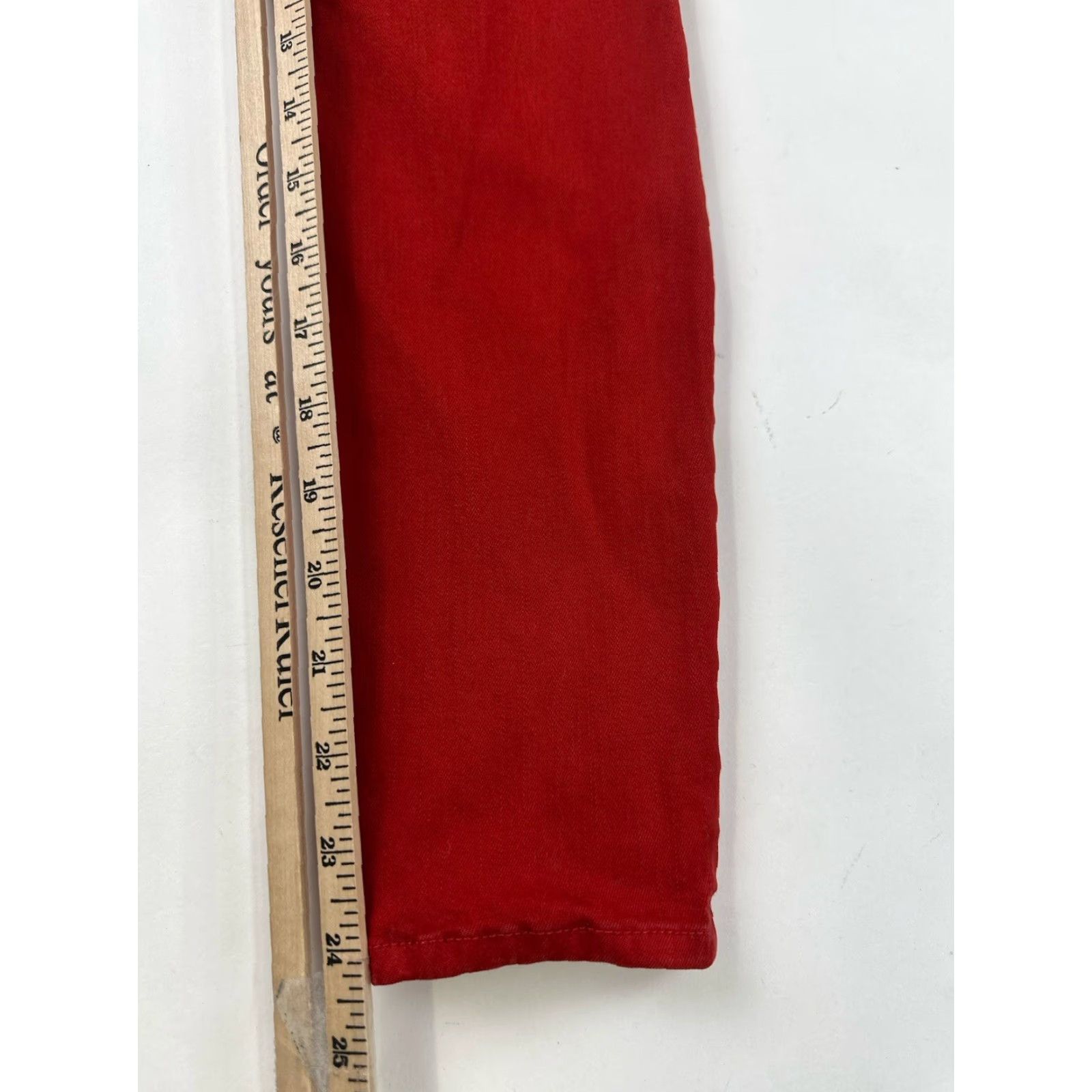 L'AGENCE VINTAGE L'AGENCE Jeans Women Red Margot Skinny Mid Rise 25 Inseam 25 Dark Wash Size 42" / US 20 - 6 Thumbnail