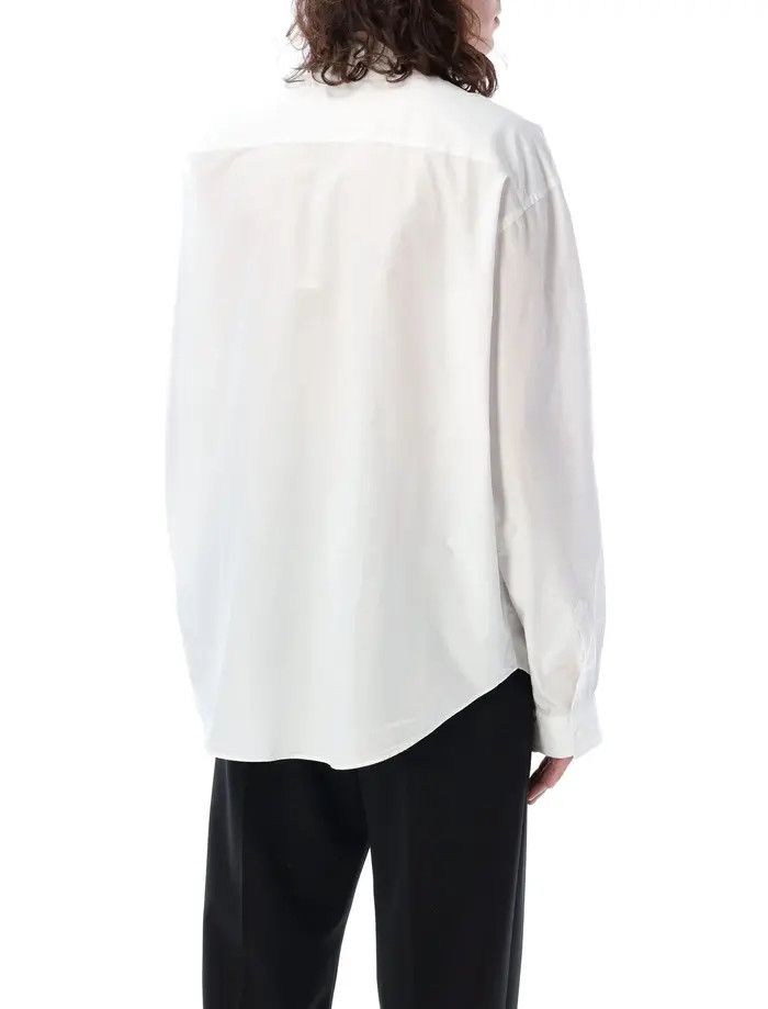 Balenciaga o1w1db11225 Large Fit Shirt in White Size US S / EU 44-46 / 1 - 2 Thumbnail
