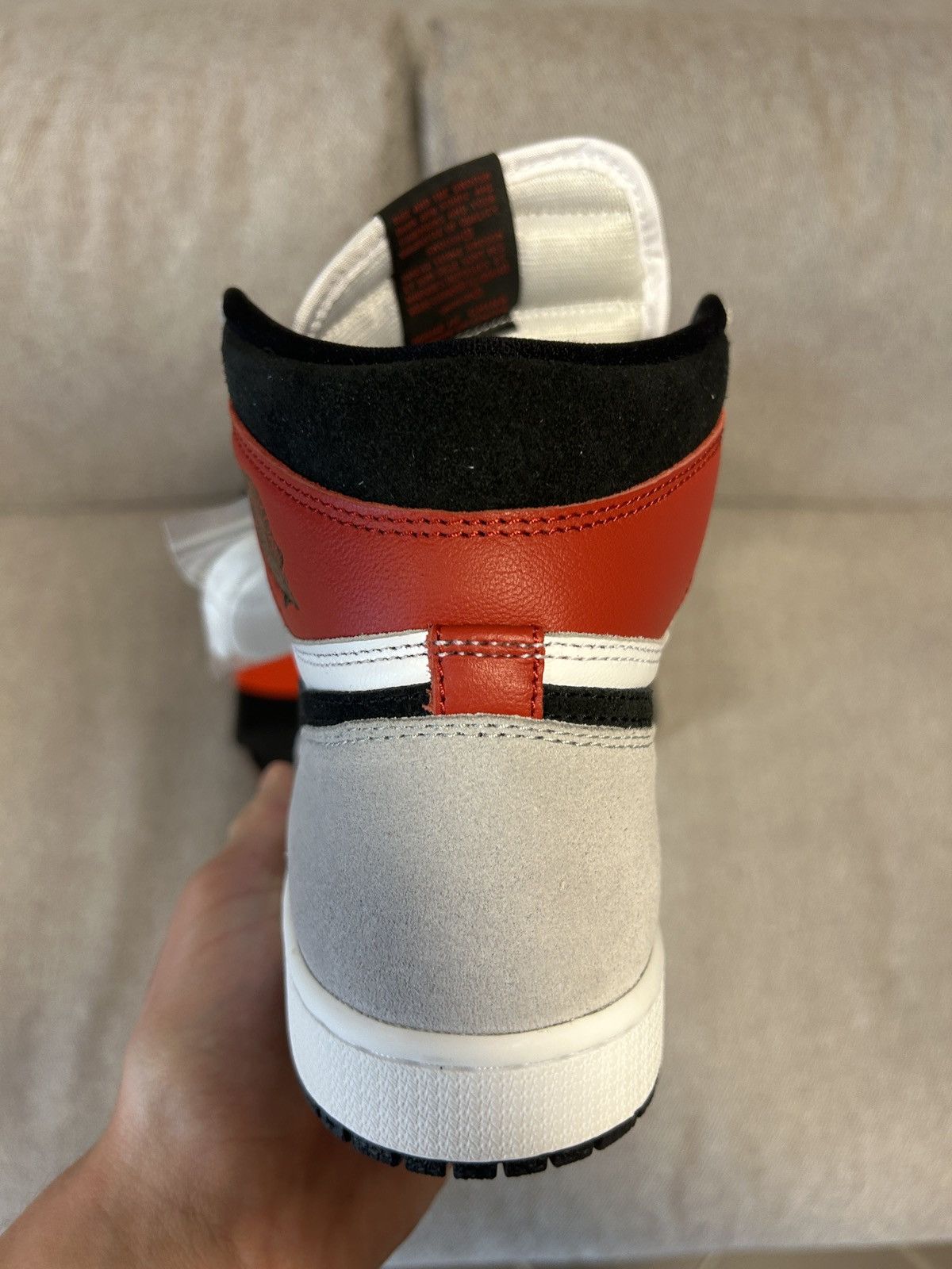 Jordan Brand × Nike Jordan 1 High Light Smoke Gray Size US 10 / EU 43 - 5 Thumbnail