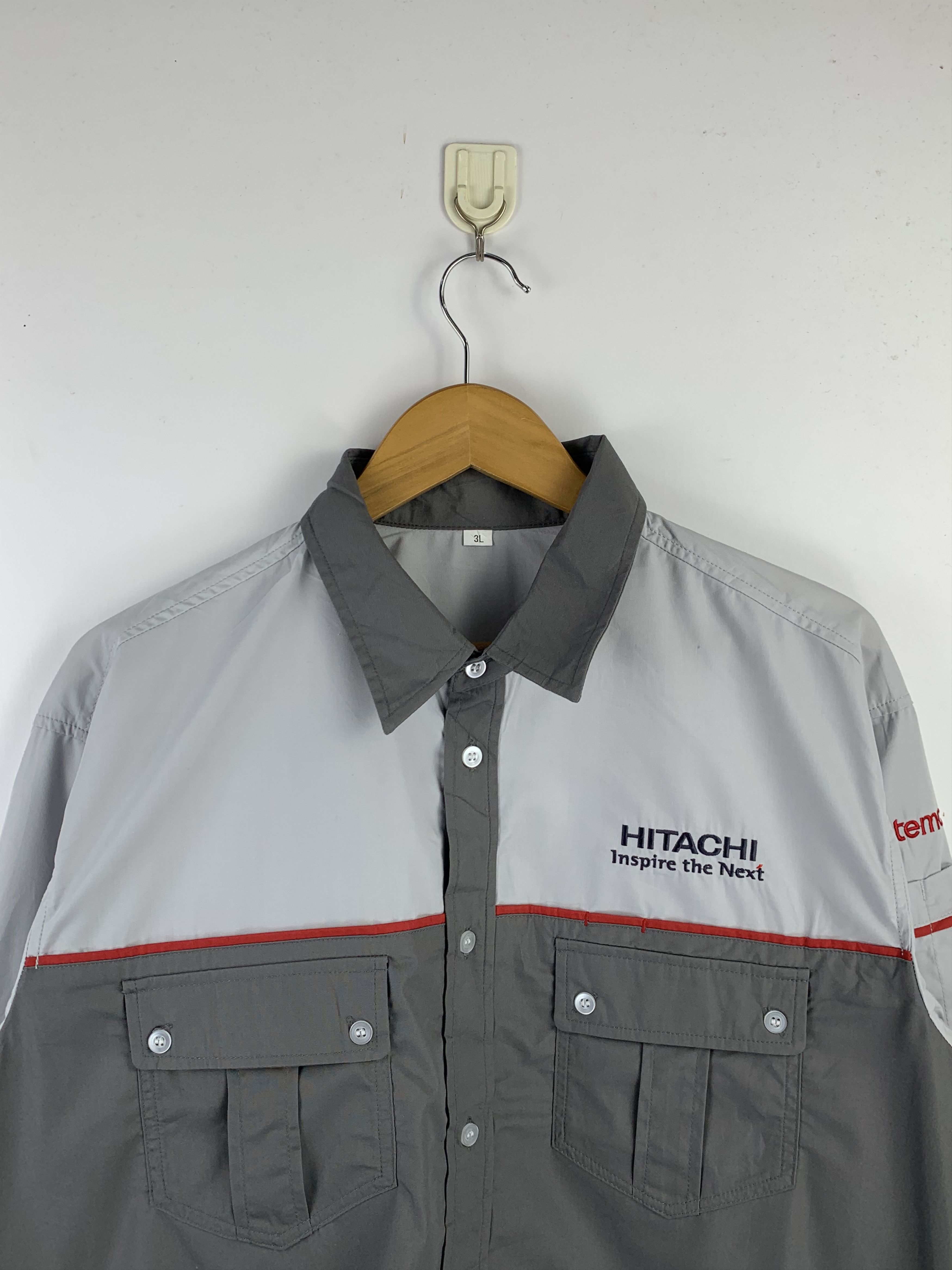 Japanese Brand Vintage Hitachi Japan Workers Jacket J1528 Size US L / EU 52-54 / 3 - 2 Thumbnail