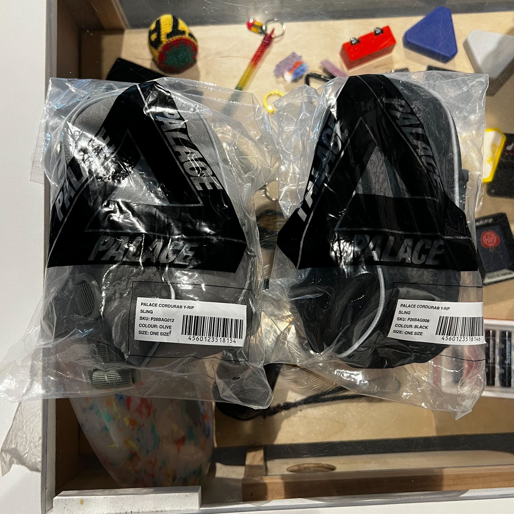 Palace Palace Cordura Y-Rip Sling Olive Size ONE SIZE - 2 Thumbnail