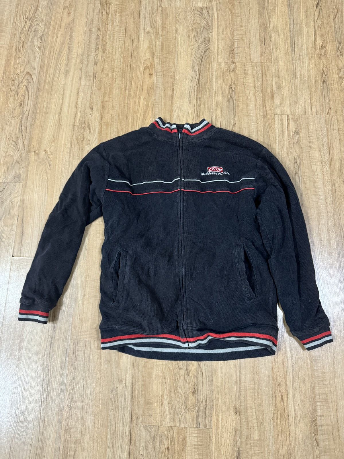 Vintage VINTAGE TOMS RACING REVERSIBLE SWEATER Size US L / EU 52-54 / 3 - 3 Thumbnail