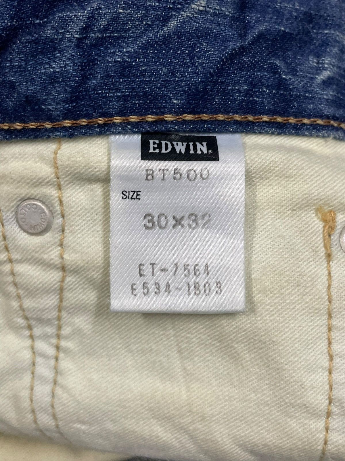 POST ARCHIVE FACTION (PAF) Vintage Edwin Paint Splatter Distressed Washed Flare Jeans Size US 32 / EU 48 - 12 Thumbnail