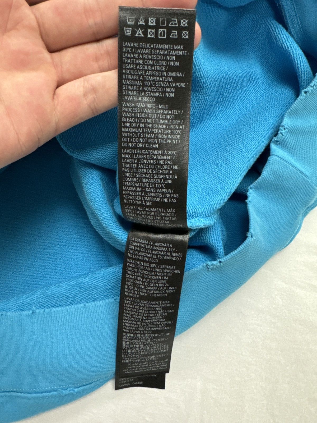 Balenciaga Balenciaga Campaign Hoodie Blue Size US M / EU 48-50 / 2 - 7 Thumbnail