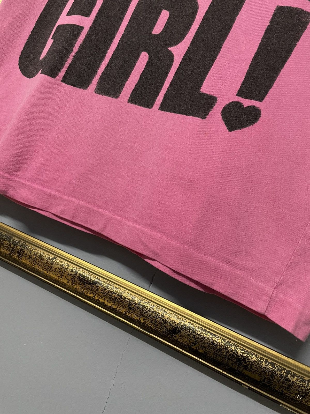 Japanese Brand Vintage 1990s Japan Designe RNA ‘IM A MATERIAL GIRL’ TSHIRT Size US S / EU 44-46 / 1 - 5 Thumbnail