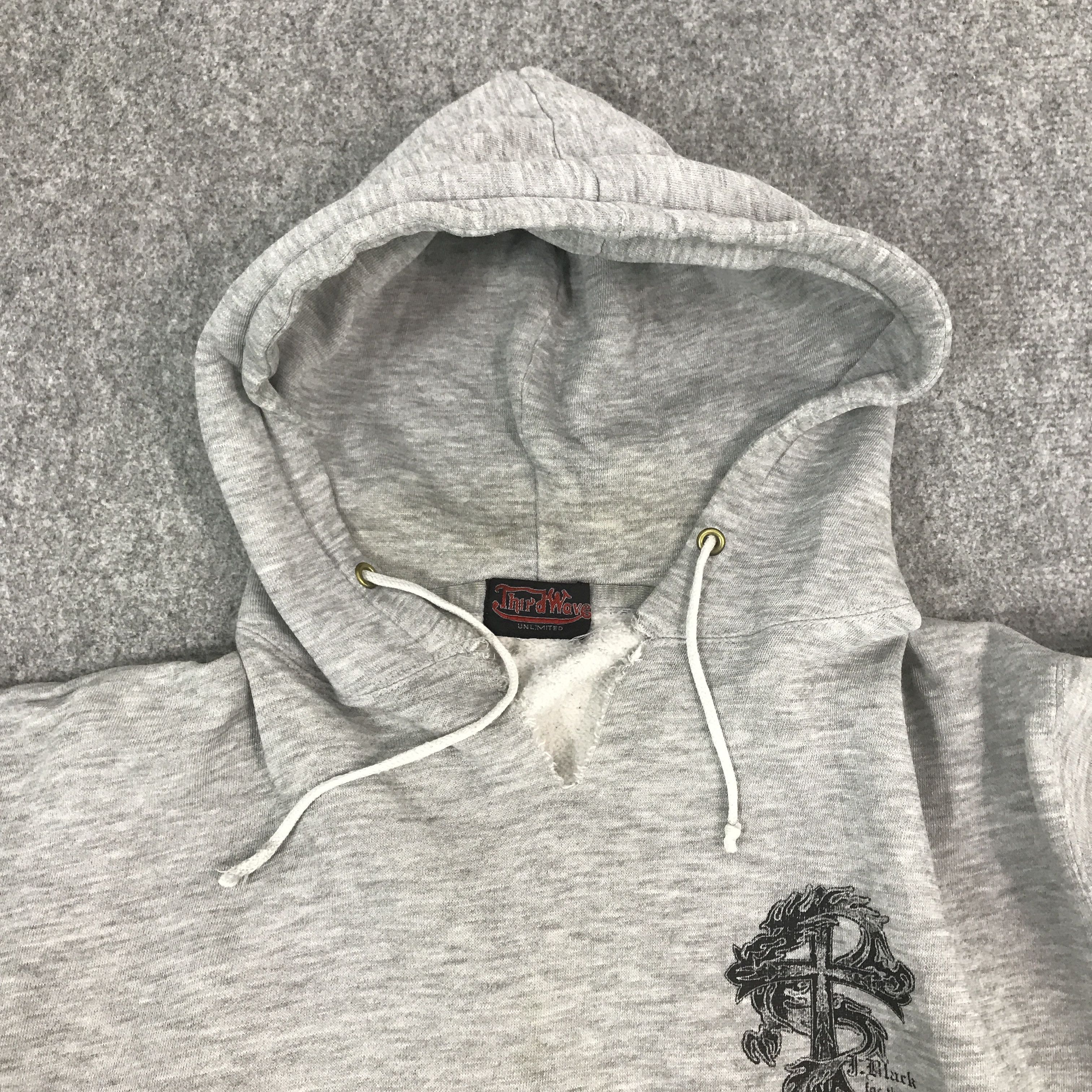 Japanese Brand Rare J Black Sweatshirt Hoodie Size US L / EU 52-54 / 3 - 9 Thumbnail