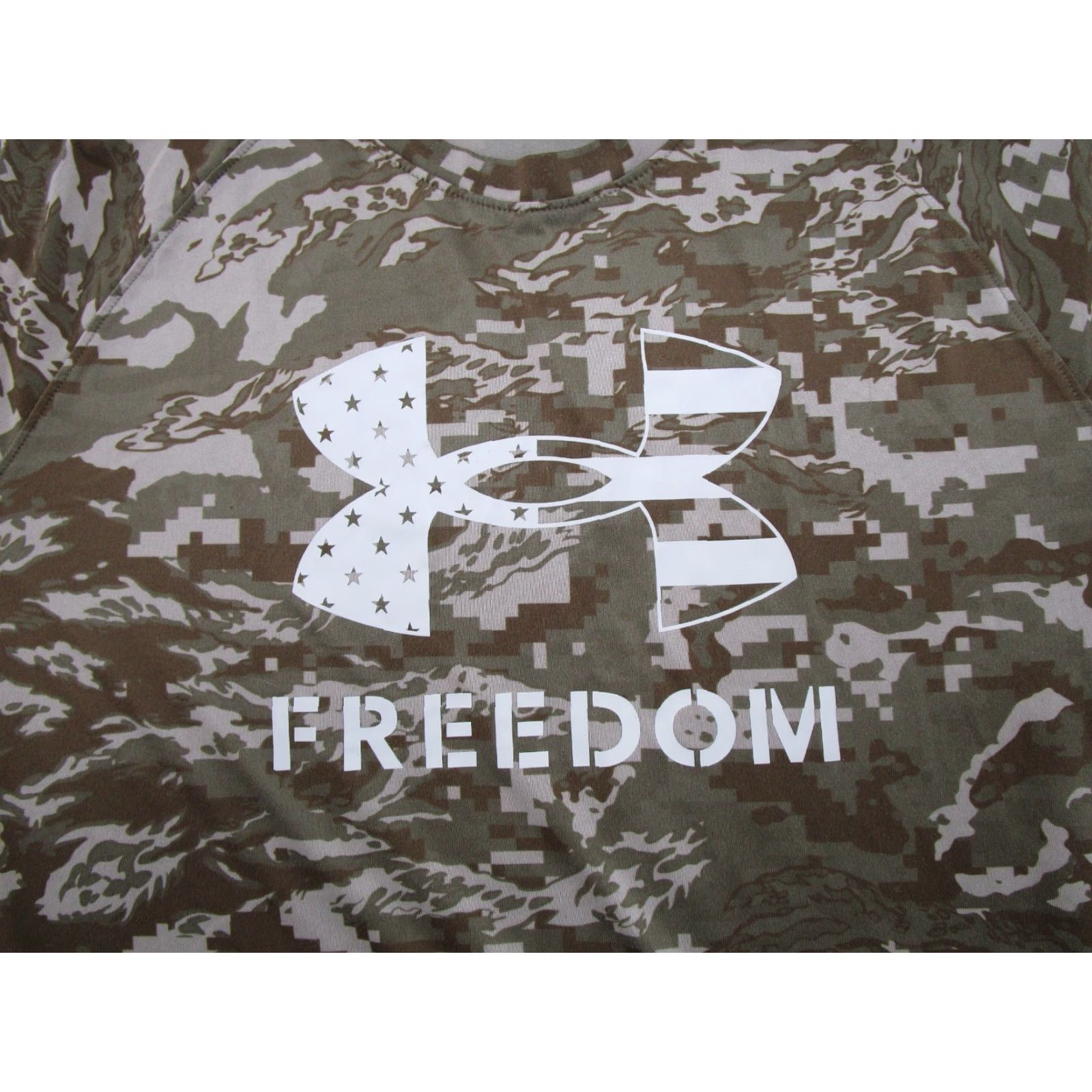 Under Armour Under Armour UA Freedom Short Sleeve T-Shirt Military Camouflage Size L Mens Shirt Regular Color Multicolor Size US L / EU 52-54 / 3 - 2 Thumbnail