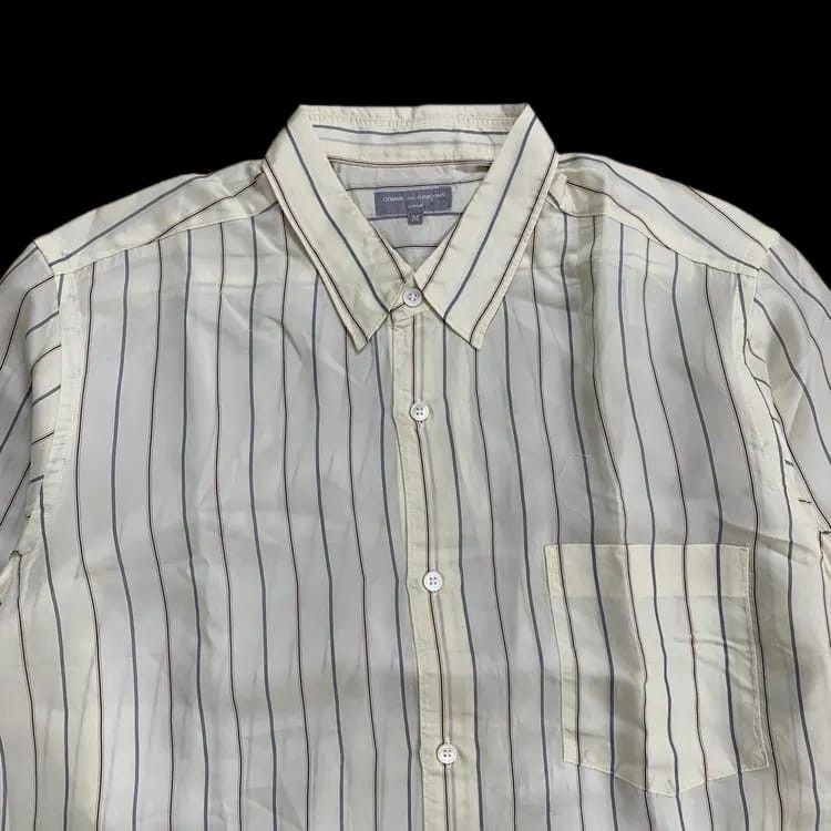 Comme des Garcons Homme Comme des Garcons Homme Stripe Shirt Size US M / EU 48-50 / 2 - 2 Thumbnail