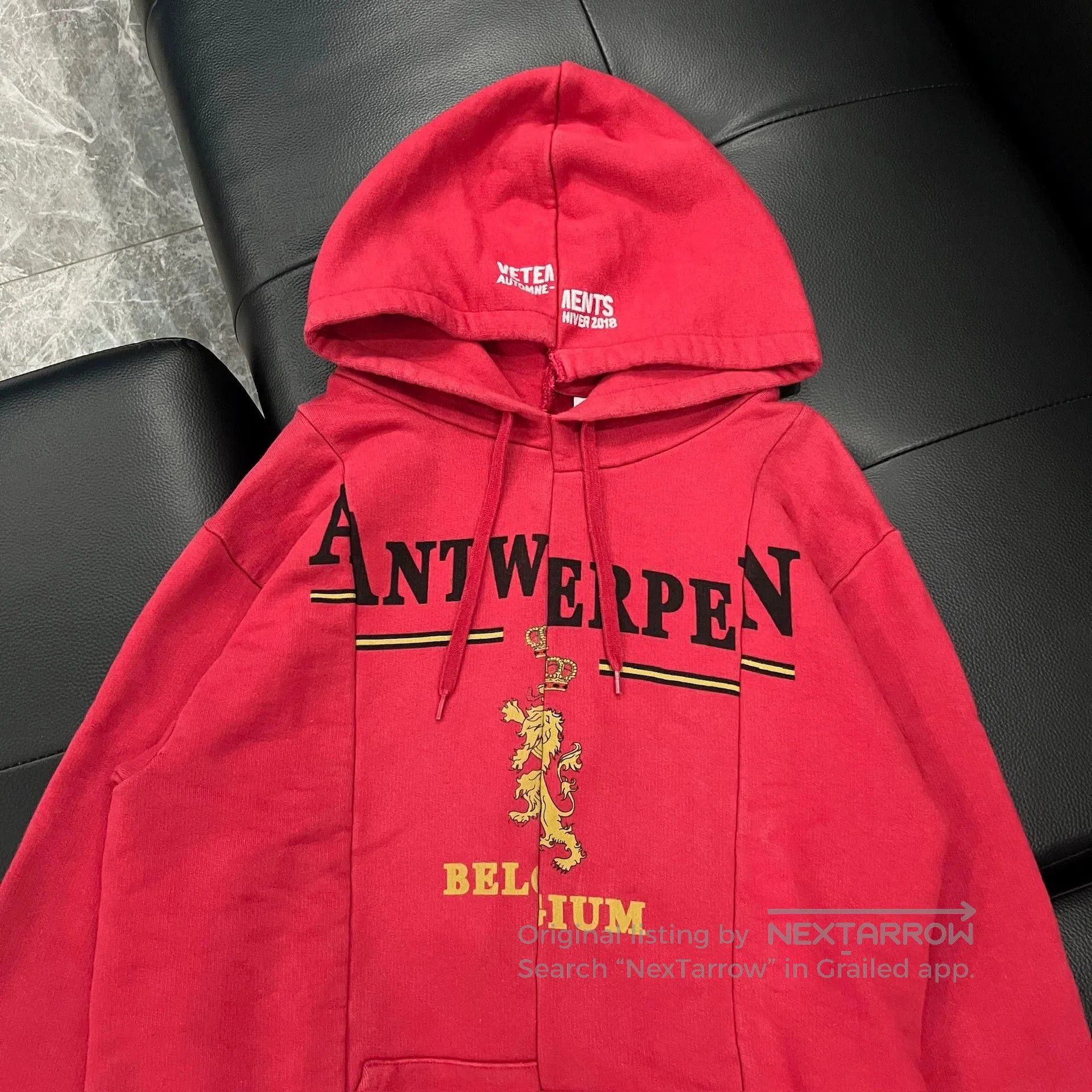 Vetements Vetements AW18 Antwerp Deconstructed Hoodie . Size US M / EU 48-50 / 2 - 3 Thumbnail