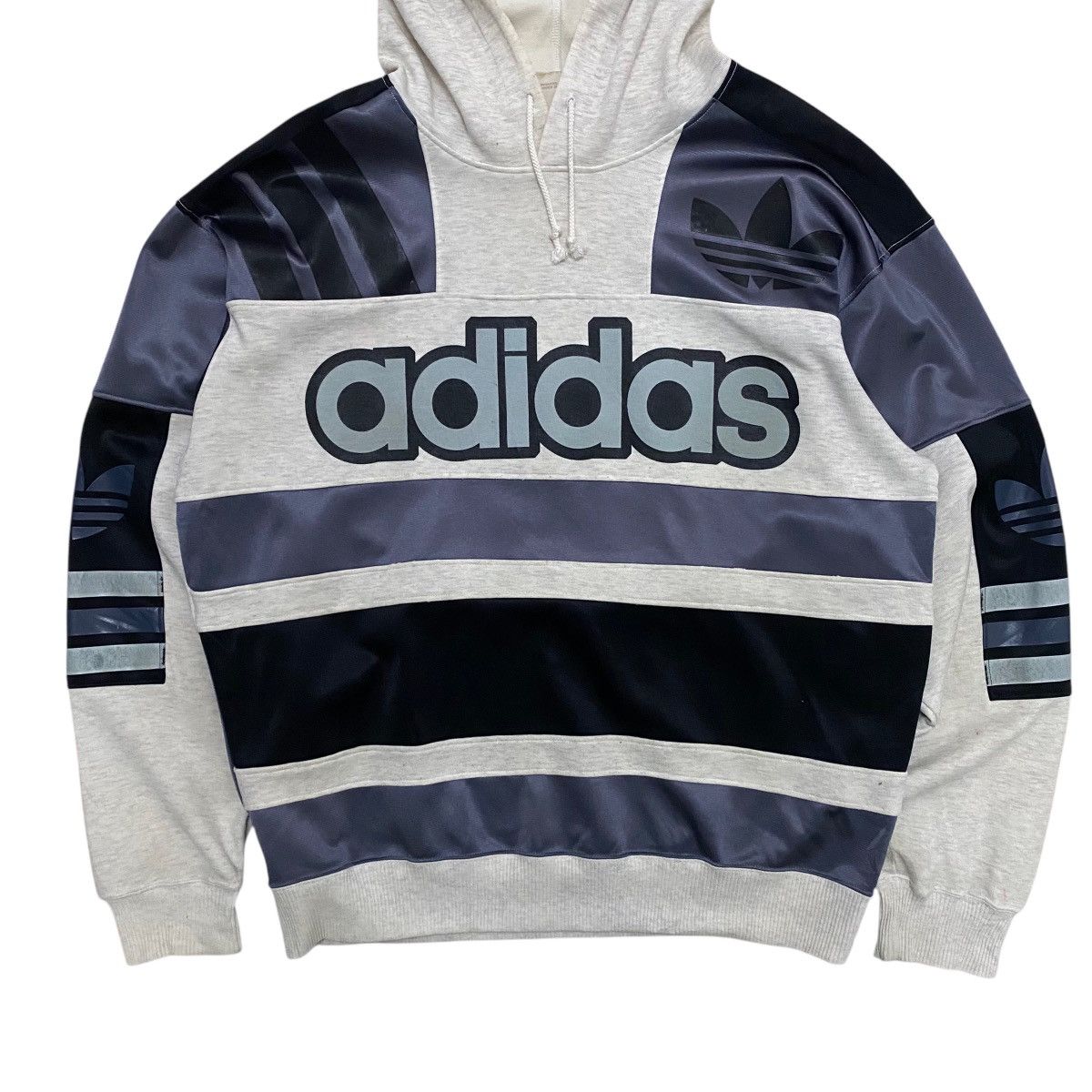Adidas ☀️Vintage Adidas big logo trefoil sweatshirt hoodie japan Size US M / EU 48-50 / 2 - 5 Thumbnail