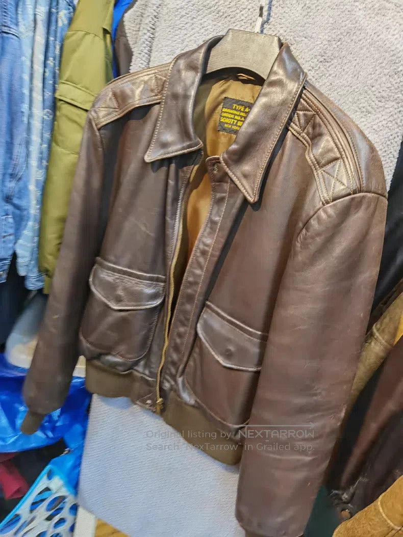 Schott Schott Vintage A2 horseskin flight jacket Size US XL / EU 56 / 4 - 8 Thumbnail