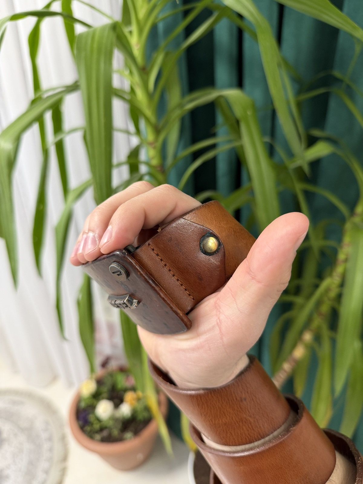 Diesel Diesel Belt vintage opium brown Size 36 - 5 Thumbnail