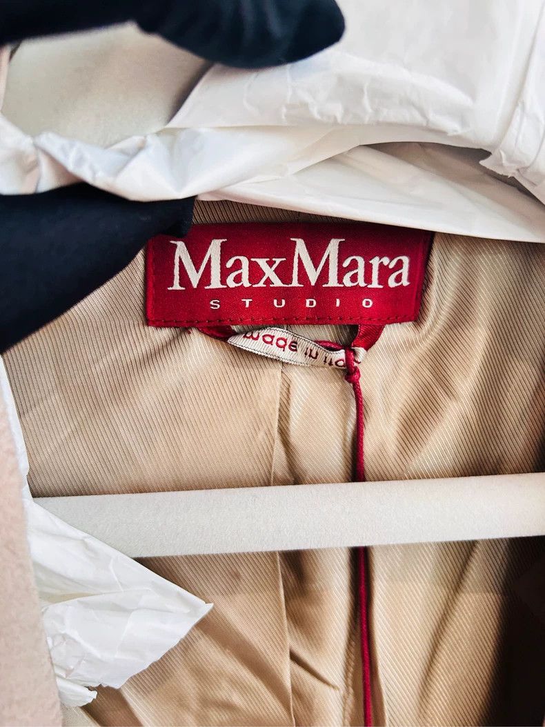 Max Mara Max Mara Camel fur collar coat Size S / US 4 / IT 40 - 2 Thumbnail
