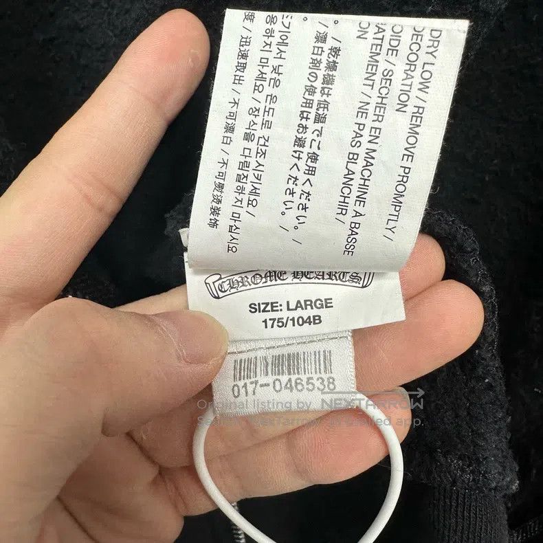 Chrome Hearts CHROME HEARTS Size L Black horseshoe three-element Sanskrit Size US L / EU 52-54 / 3 - 4 Thumbnail