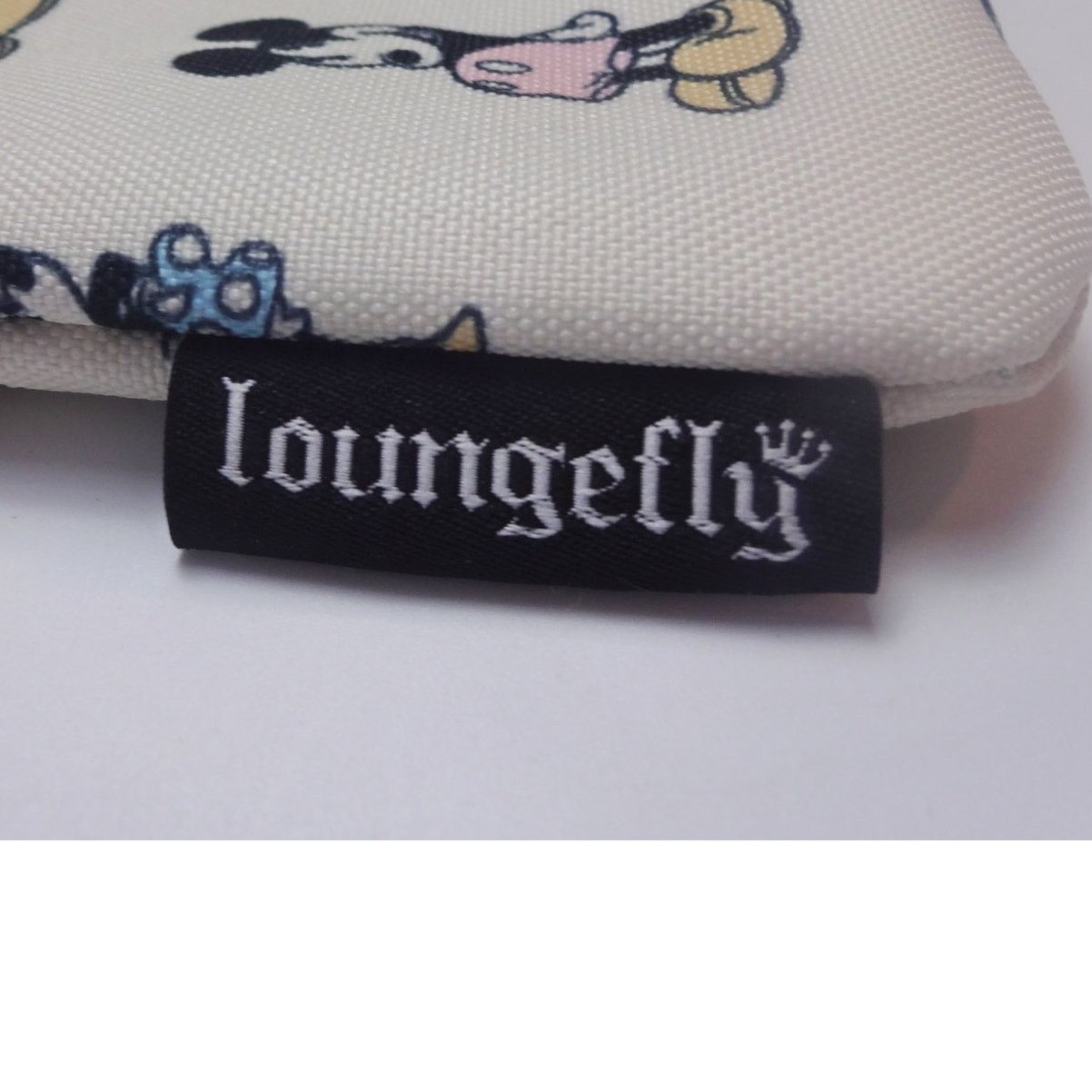 Disney Disney Loungefly Mickey Minnie Canvas Zip Pouch NWT Size ONE SIZE - 4 Thumbnail