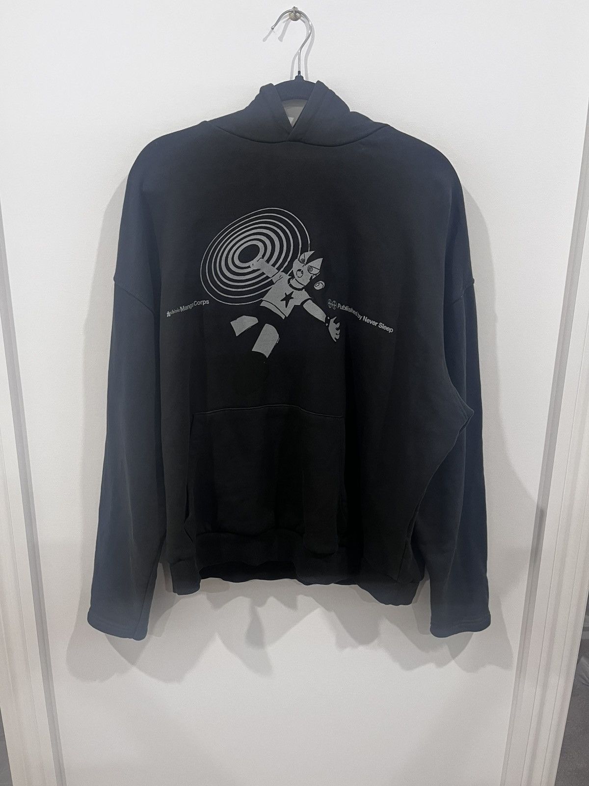Anime Manga Corps x Jun Inagawa Antracite Hoodie Size US L / EU 52-54 / 3 - 3 Thumbnail