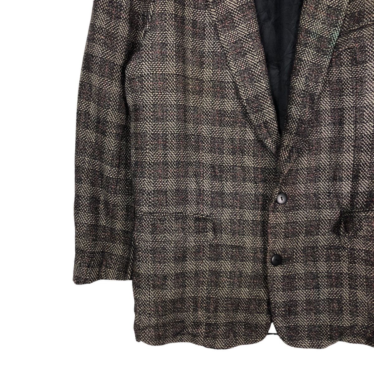 Issey Miyake 🔥Vintage Double Breast Barrique Selection Tartan Design Size US L / EU 52-54 / 3 - 4 Thumbnail