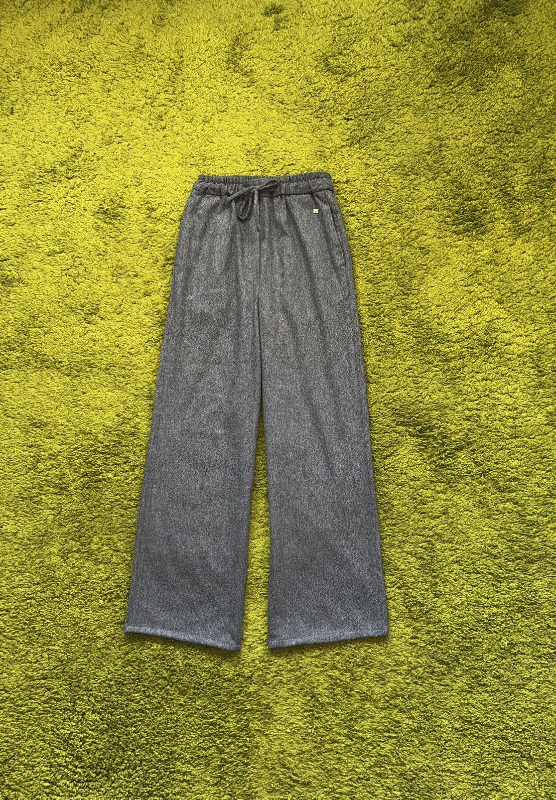 Designer × Sandro Sandro oldmoney style wool blend wide leg pants Size 25" / US 0 / IT 36 - 1 Thumbnail