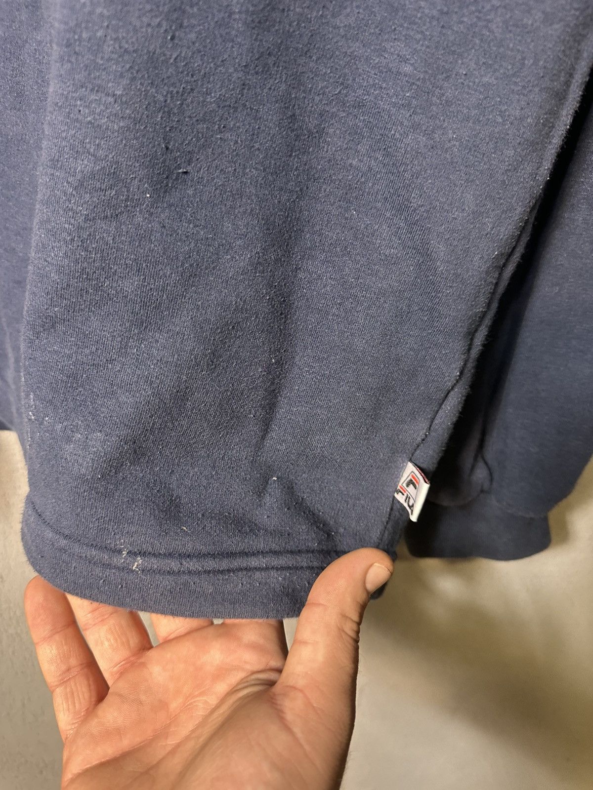 Fila × Vintage Vintage Sweatshirt Fila Big Logo Y2K Streetwear Size US XL / EU 56 / 4 - 3 Thumbnail