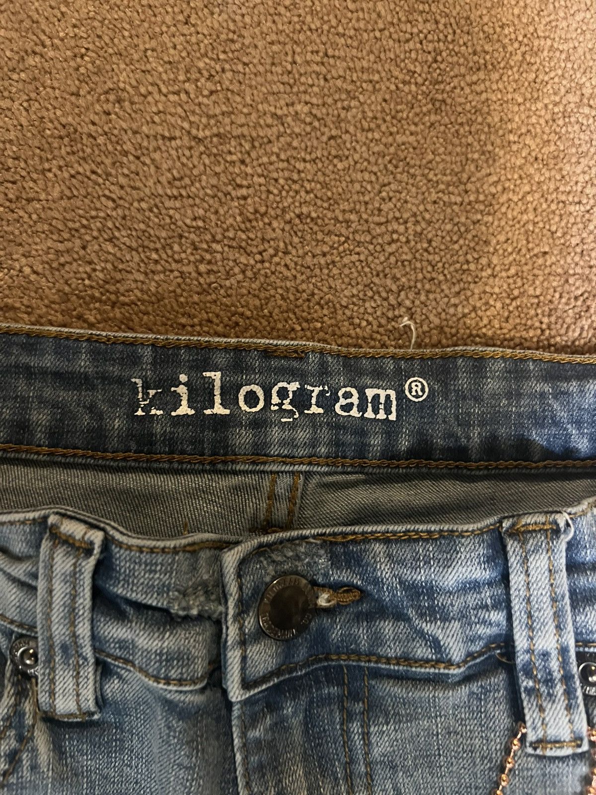 Other Kilogram Stacked Distressed Jeans Size 34 Size US 34 / EU 50 - 3 Thumbnail