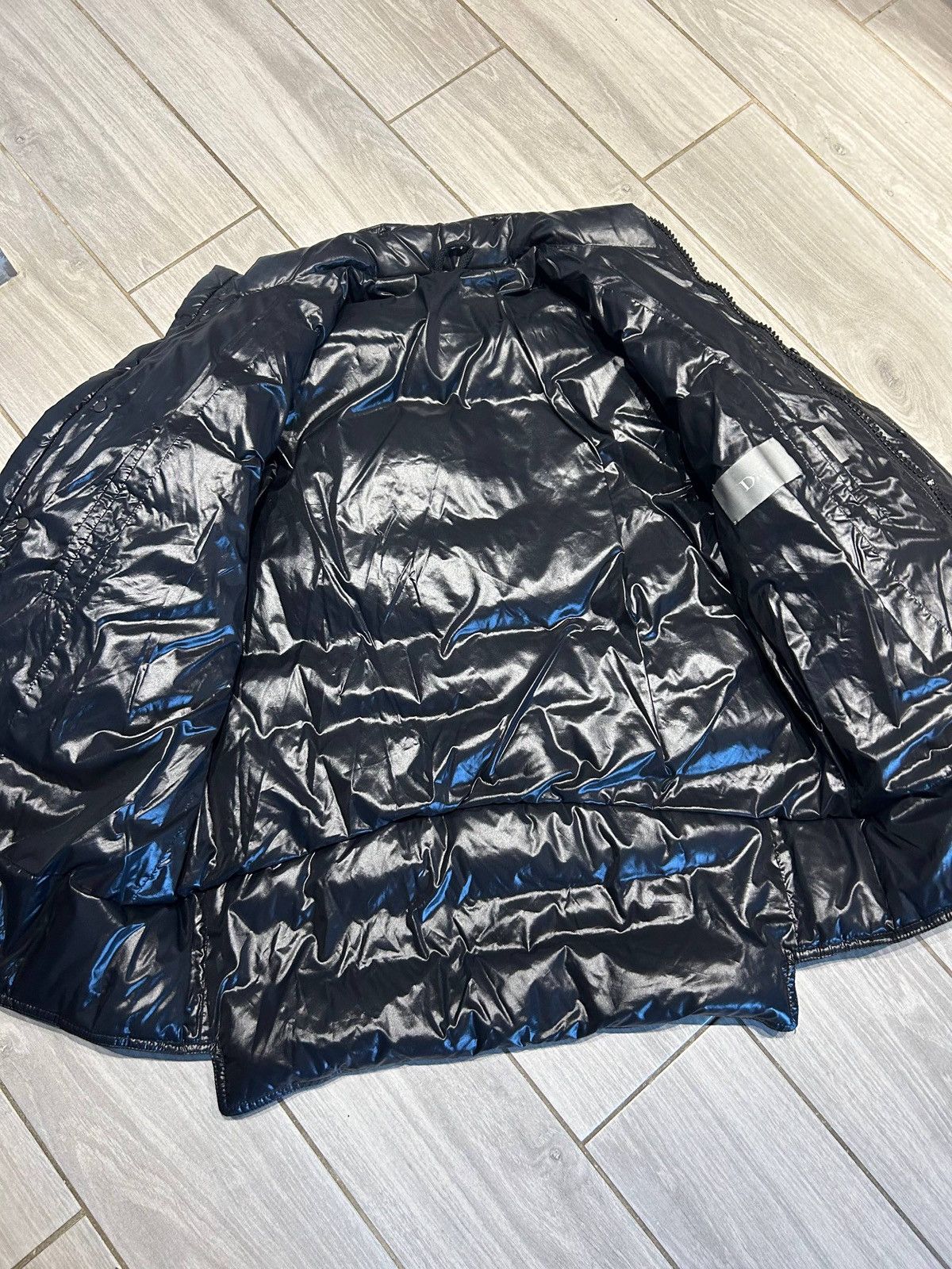 Dior DIOR Homme SLIMANE Black Down Aviator Jacket Collectors 2007 Size US L / EU 52-54 / 3 - 5 Thumbnail