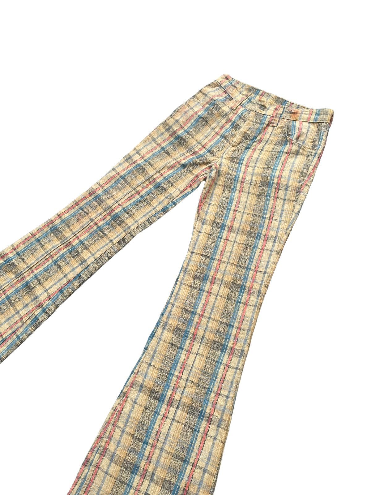 Levi's Vintage 1973 Flare Levis White Tag Checkered Size US 28 / EU 44 - 4 Thumbnail
