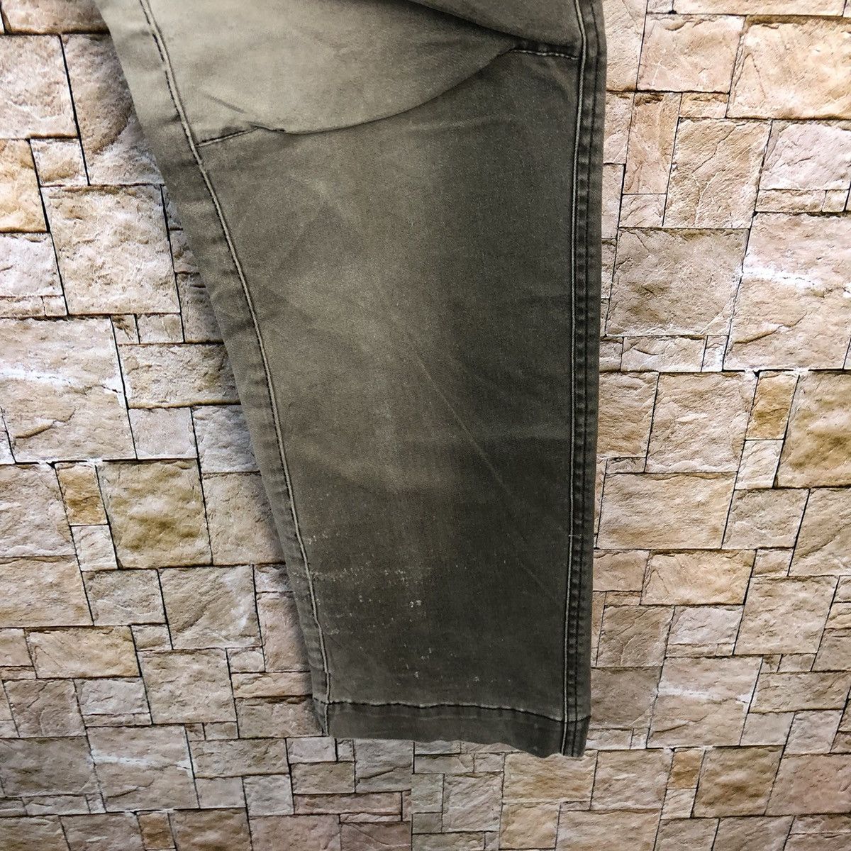 Faded Glory × Japanese Brand Genba Grey faded tactical Cargo Multipocket Pants #A1148 Size US 32 / EU 48 - 12 Thumbnail
