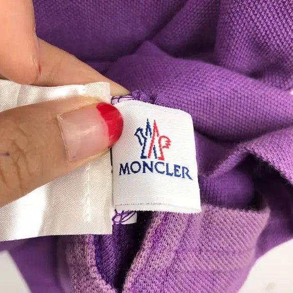 Moncler MONCLER Rene RAMILLON Purple Polo Tee Shirt Made In Italy Size US L / EU 52-54 / 3 - 7 Thumbnail