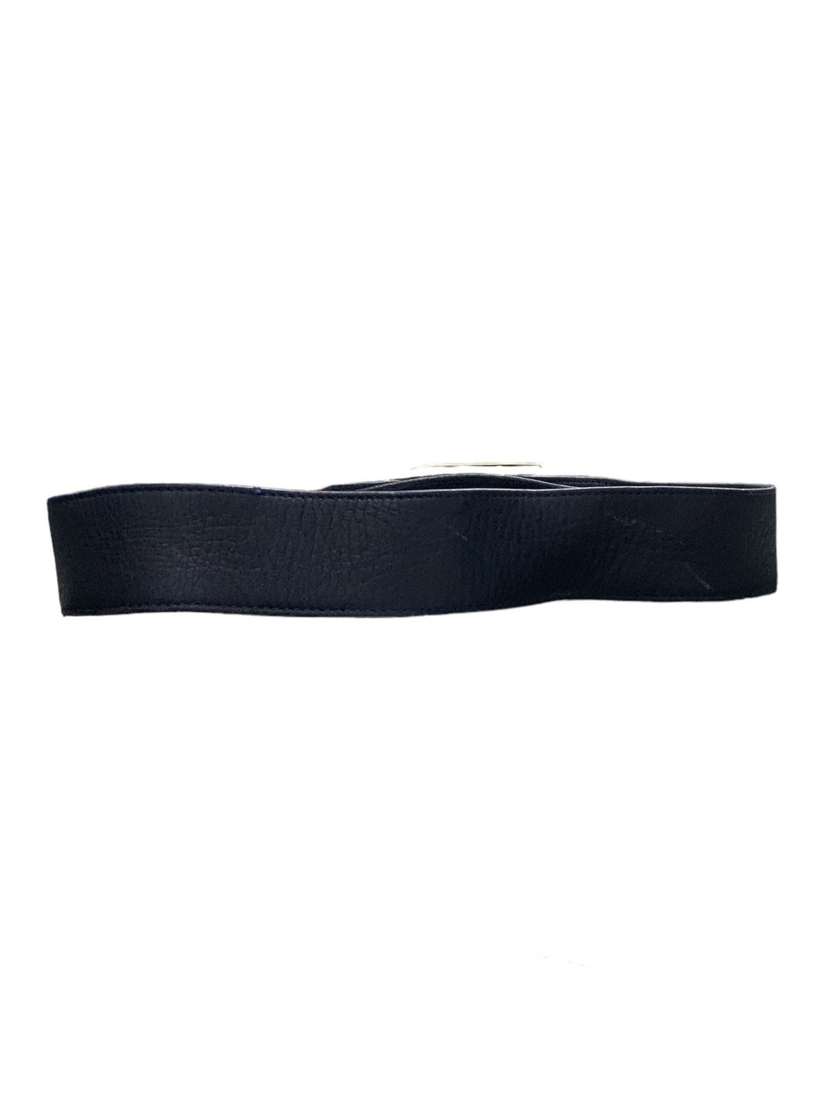 Christian Dior Monsieur × Dior Vtg Christian Dior CD Gold Pleated Interlocking Leather Belt Size ONE SIZE - 4 Thumbnail
