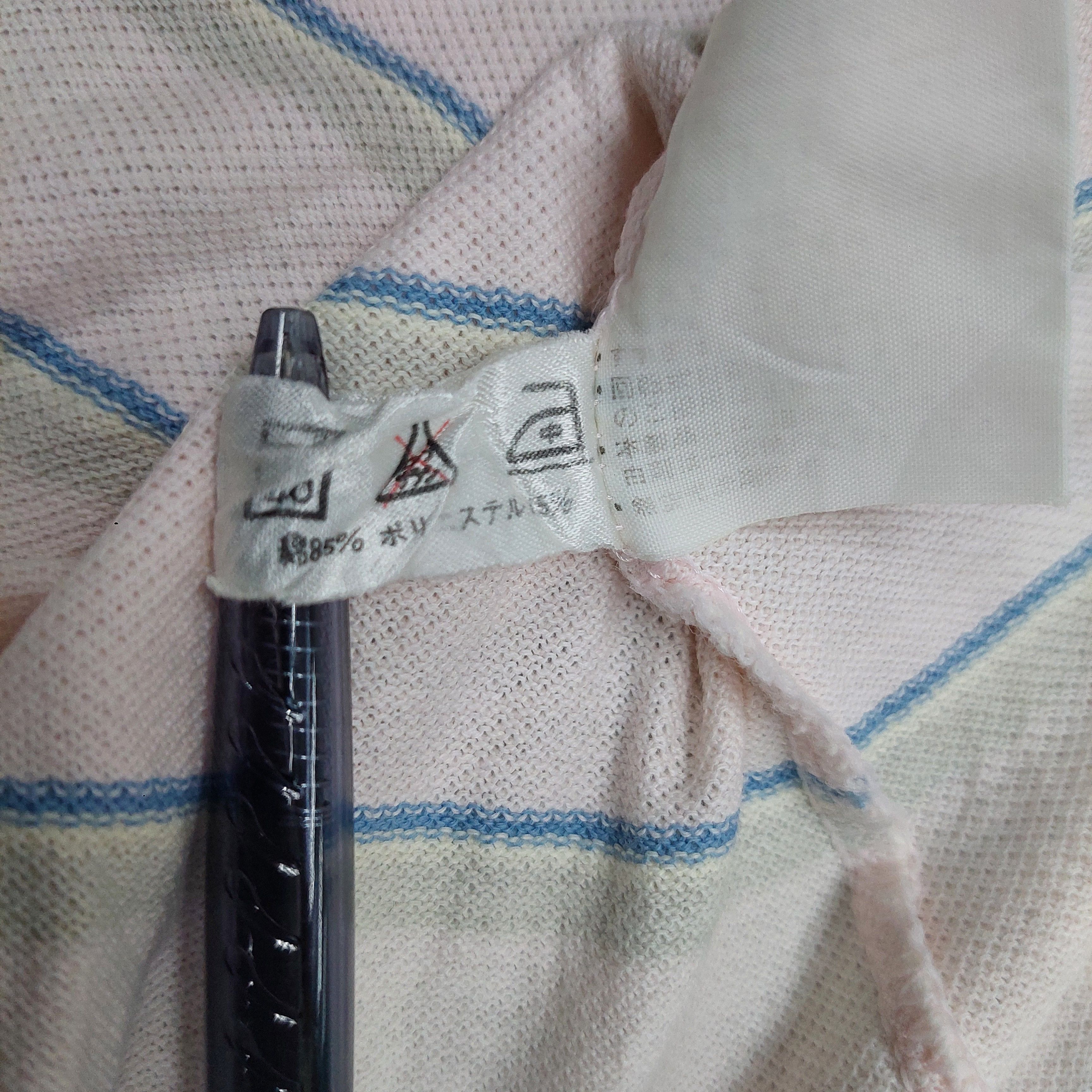 Lacoste Vintage Lacoste Striped Long Sleeve Polo Shirt Size US M / EU 48-50 / 2 - 10 Thumbnail