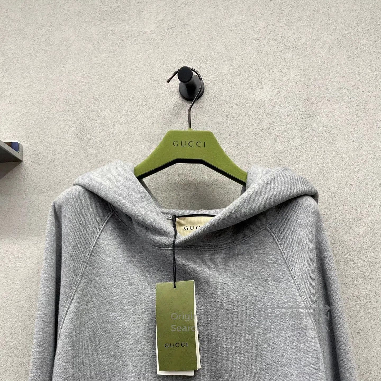 Gucci gray gucci hoodie with logo. Size US L / EU 52-54 / 3 - 4 Thumbnail