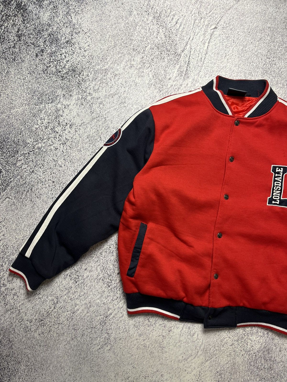 Lonsdale VINTAGE Rare Lonsdale London Streetwear Bomber Jacket MA1 Size US M / EU 48-50 / 2 - 2 Thumbnail
