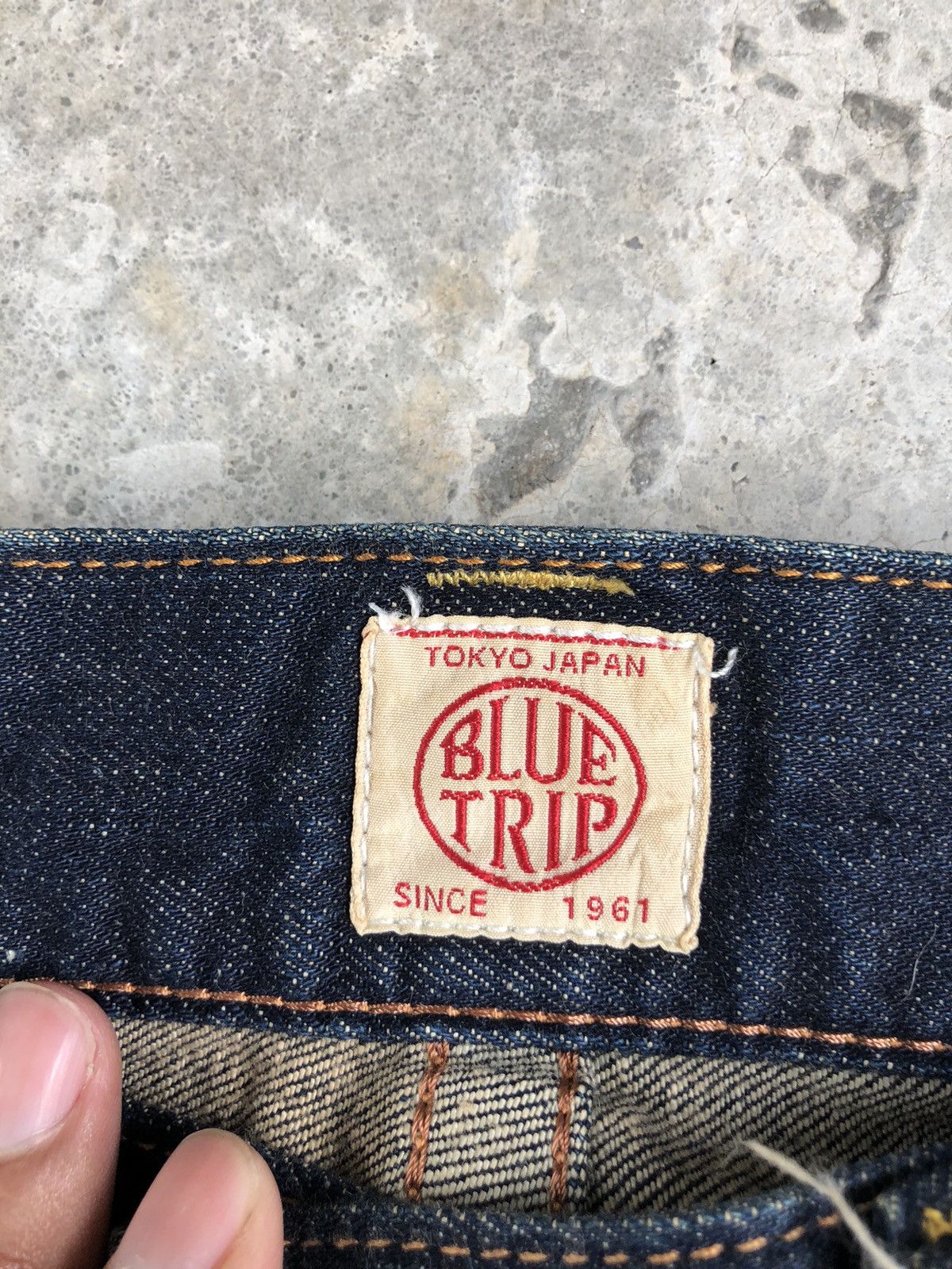 If Six Was Nine Japanese Edwin Blue Trip Flared Jeans Distressed Jeans Size US 32 / EU 48 - 18 Thumbnail