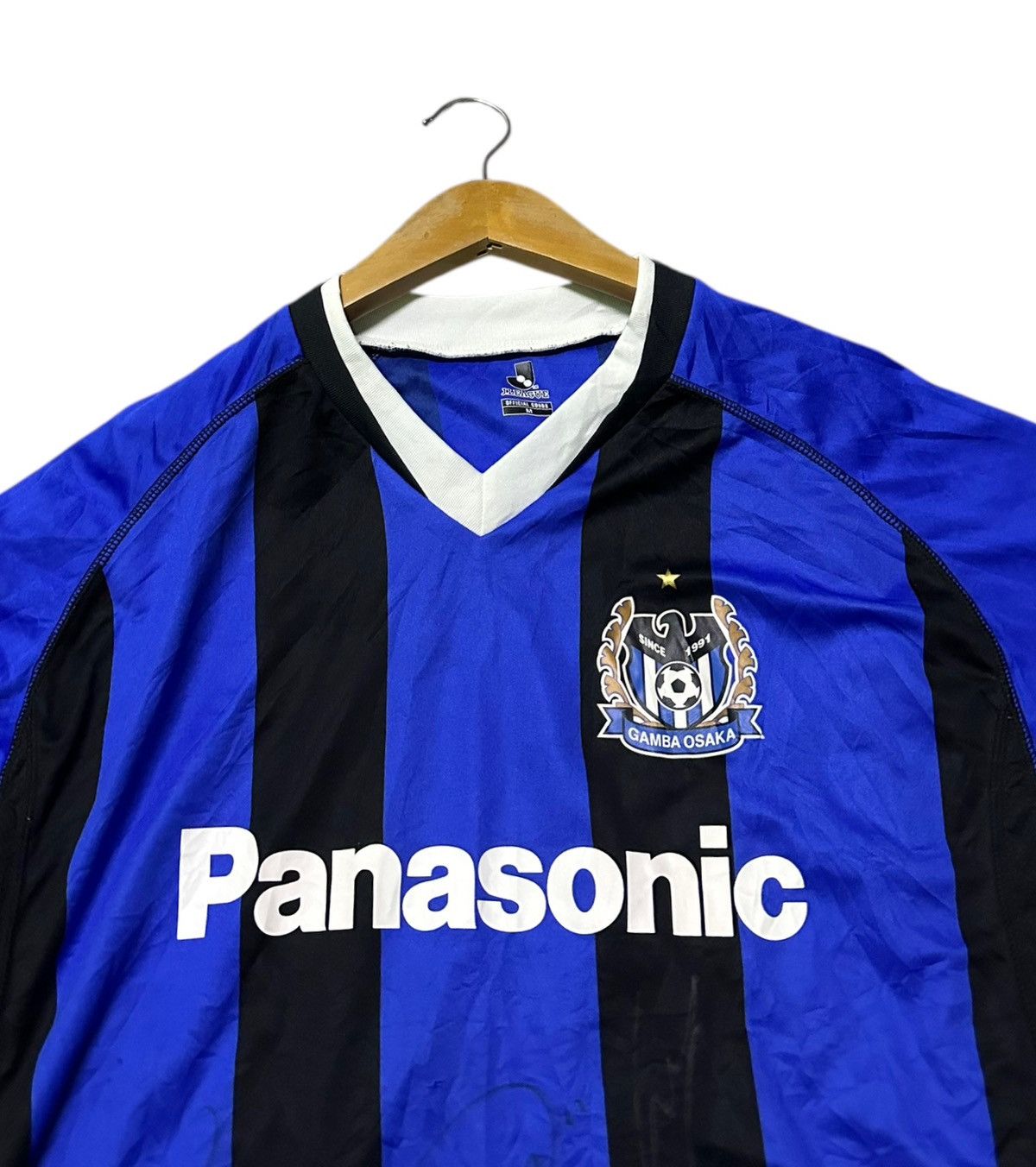 Vintage Japan football club gamba osaka jersey sponsor by panasonic Size US L / EU 52-54 / 3 - 2 Thumbnail