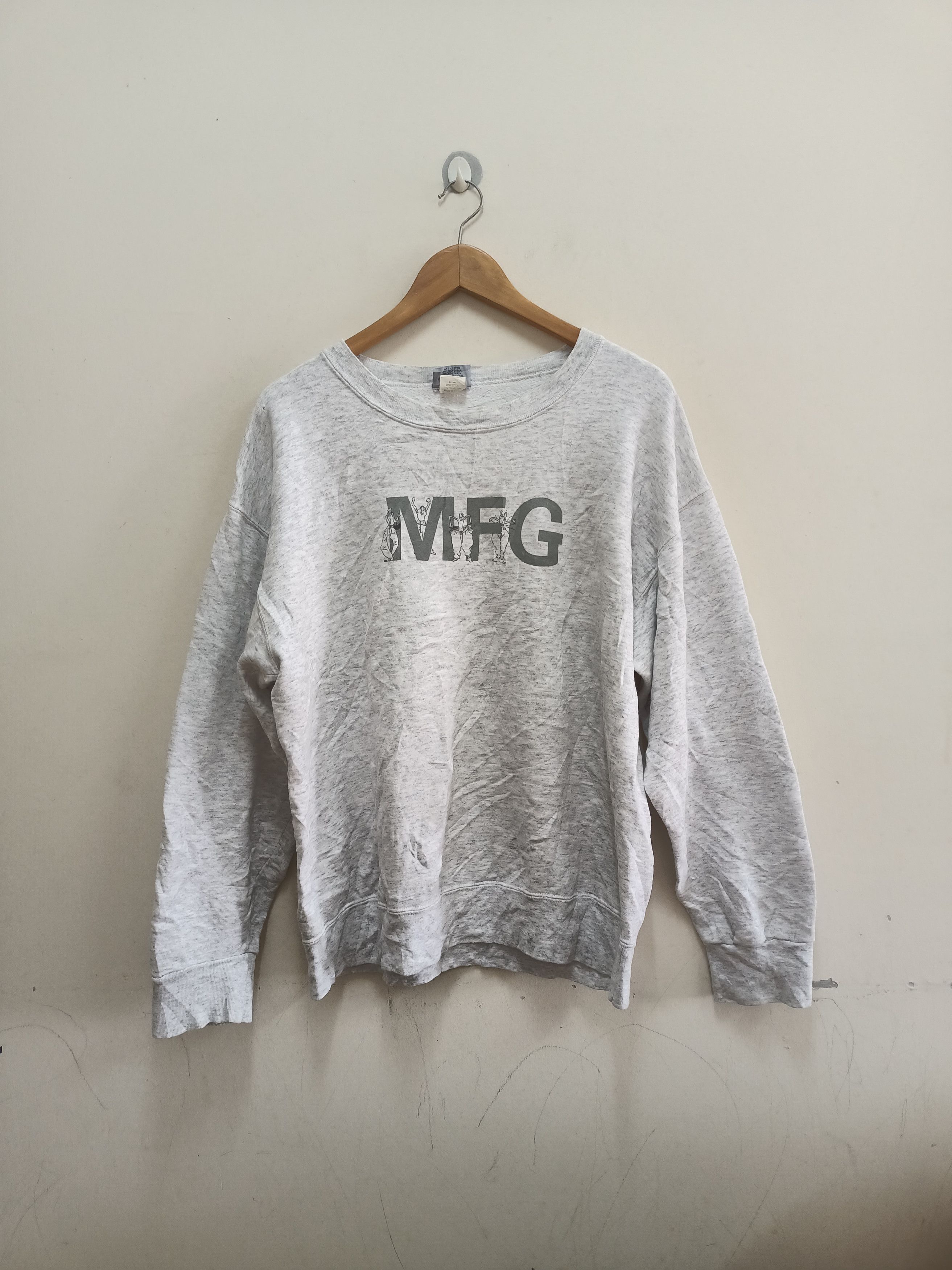 Marithe + Francois Girbaud Vintage Rare 90s Marithe Francois Girbaud sweatshirt Size US L / EU 52-54 / 3 - 1 Thumbnail