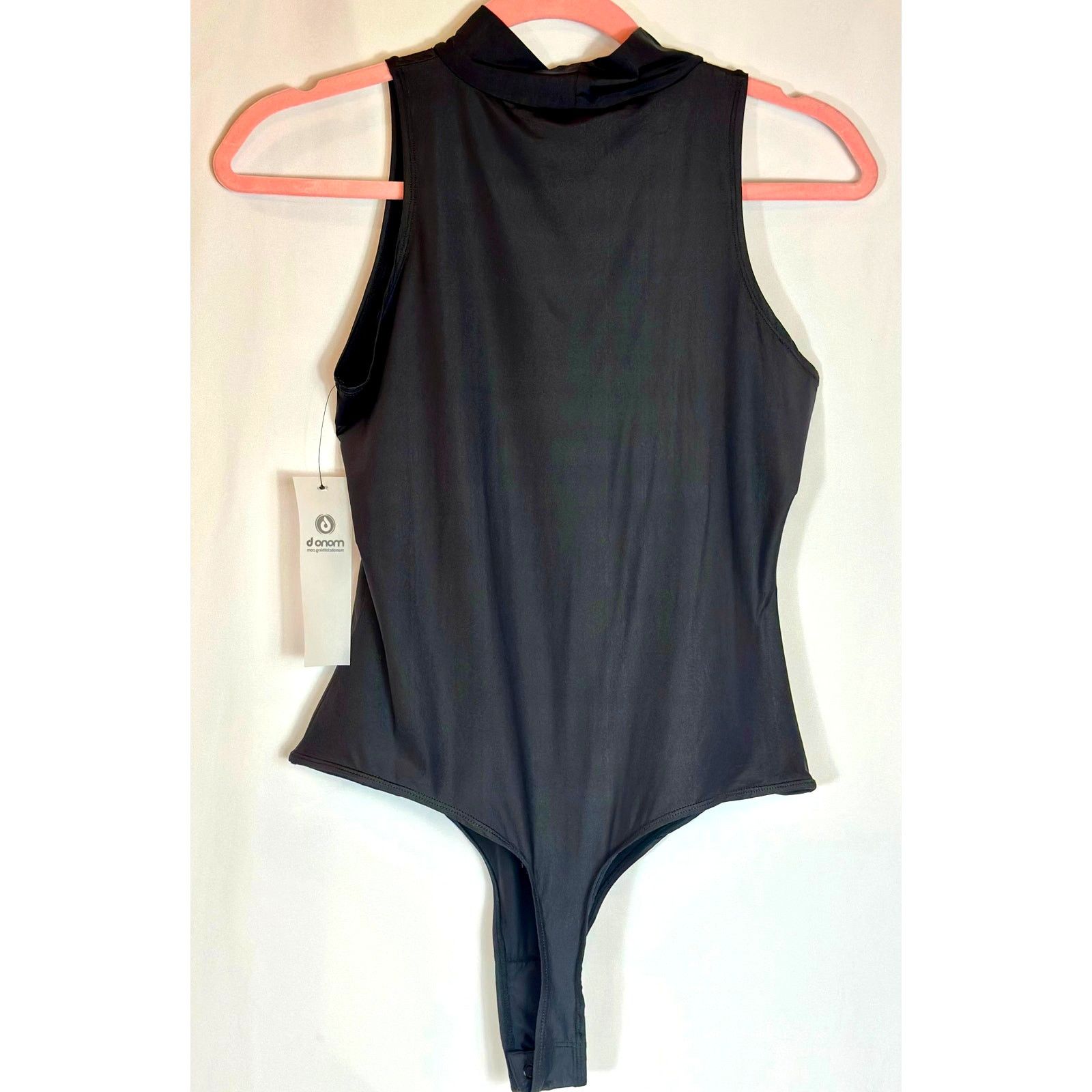 Other Mono b High Cowl Neck Sleeveless Bodysuit Black M Size M / US 6-8 / IT 42-44 - 2 Thumbnail