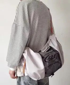 Japanese Brand Fashion Hiphop rope sling side bag messenger crossbody bag Size ONE SIZE - 1 Thumbnail