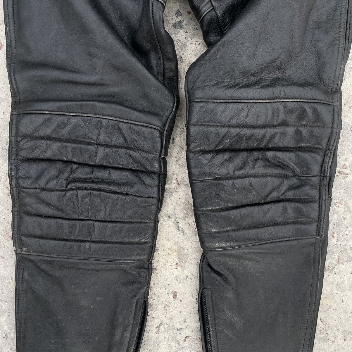 Other Vintage Moto Leather Pants 50 Size Y2K 90s USA Japan Size US 31 - 4 Thumbnail