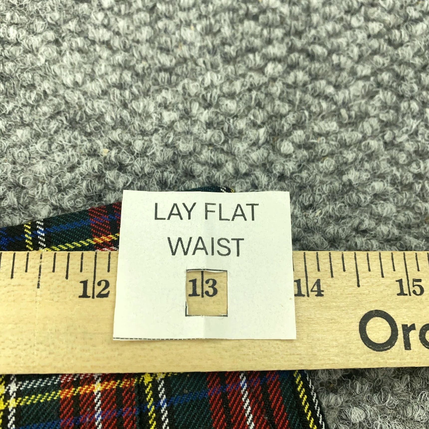 Vintage VINTAGE Plaid Midi Skirt Womens 10P Red Green Zip BFA Classics Size 32" / US 10 / IT 46 - 3 Thumbnail