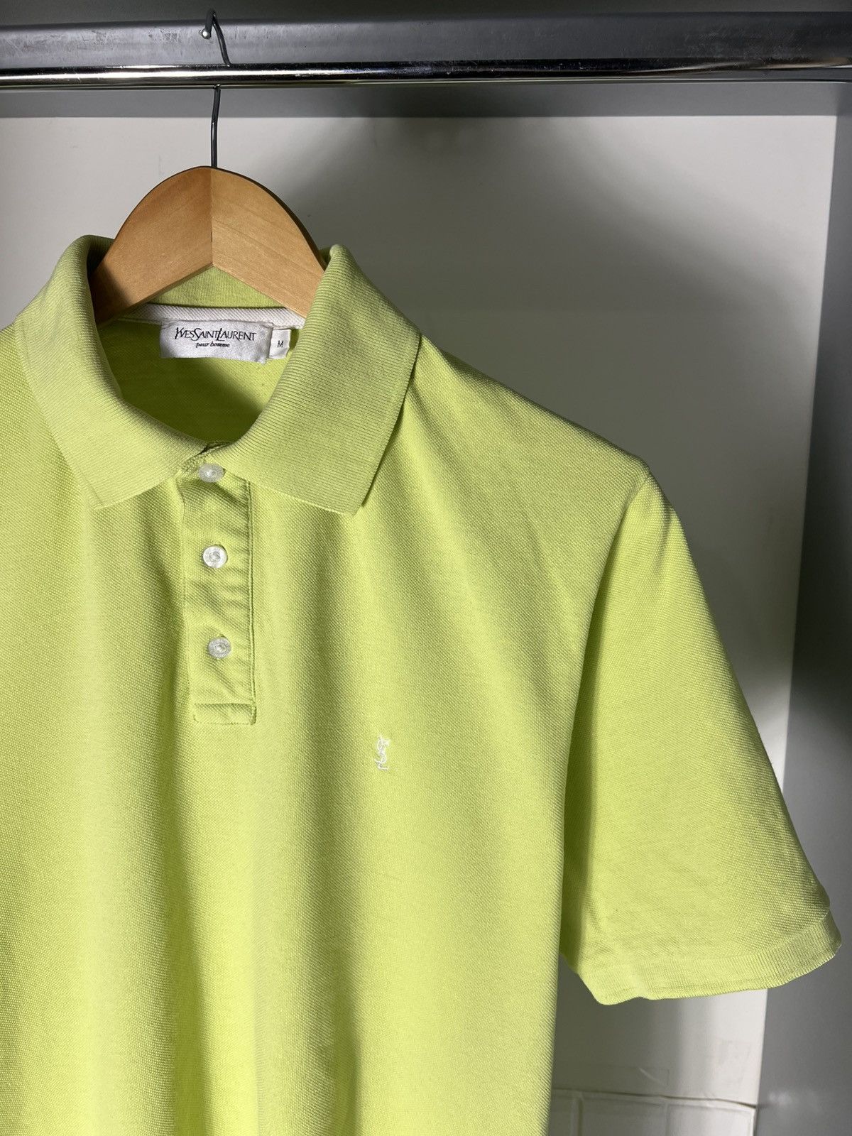 Saint Laurent Paris VINTAGE YVES SAINT LAURENT RETRO POLO CLASSIC DESIGNER 90s Size US M / EU 48-50 / 2 - 5 Thumbnail