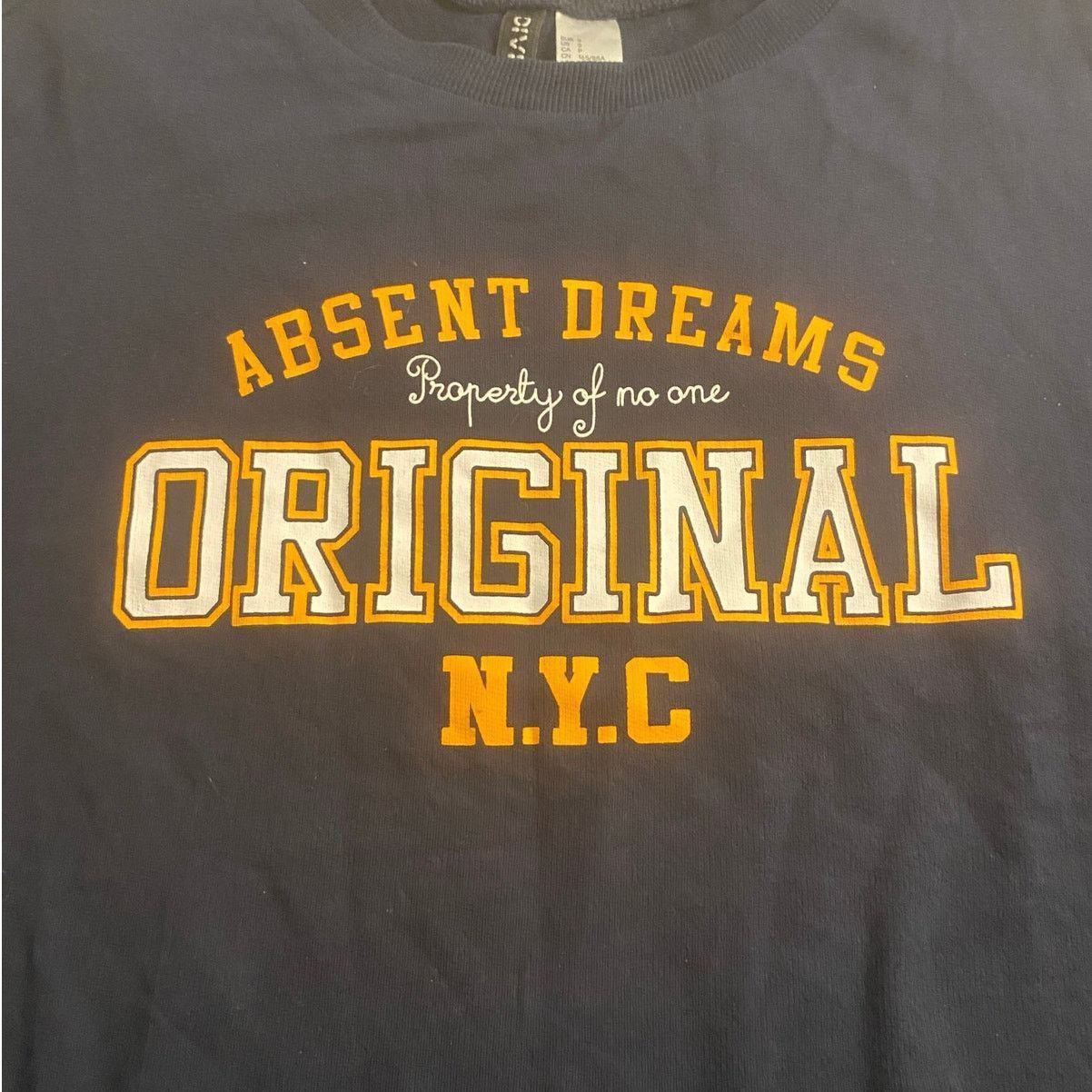 H&M Varsitycore Retro NYC Graphic Sweatshirt Navy H&M Divided S Size S / US 4 / IT 40 - 3 Thumbnail