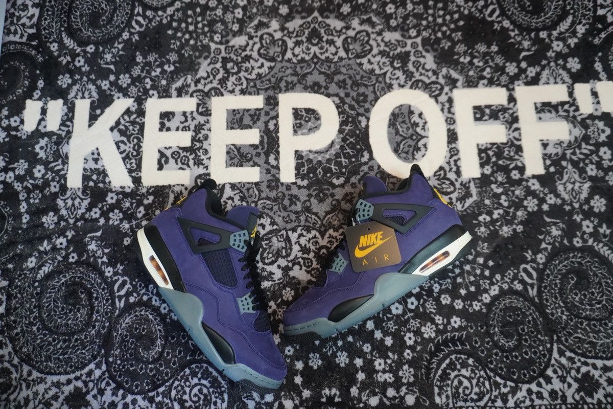 Jordan Brand Air Jordan 4- Lakers/ Lakeshow Sz. 12 Size US 12 / EU 45 - 1 Thumbnail