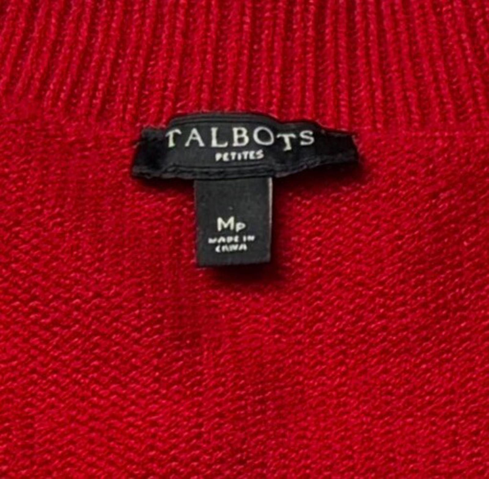 Other Talbots Sweater Women's Medium Petite Lambswool Blend Cable Size M / US 6-8 / IT 42-44 - 2 Thumbnail